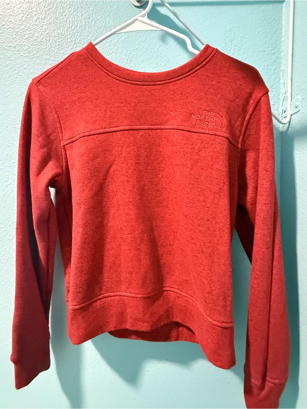 The North Face Women’s Orange Crewneck Sweater - Never Worn - Size Small